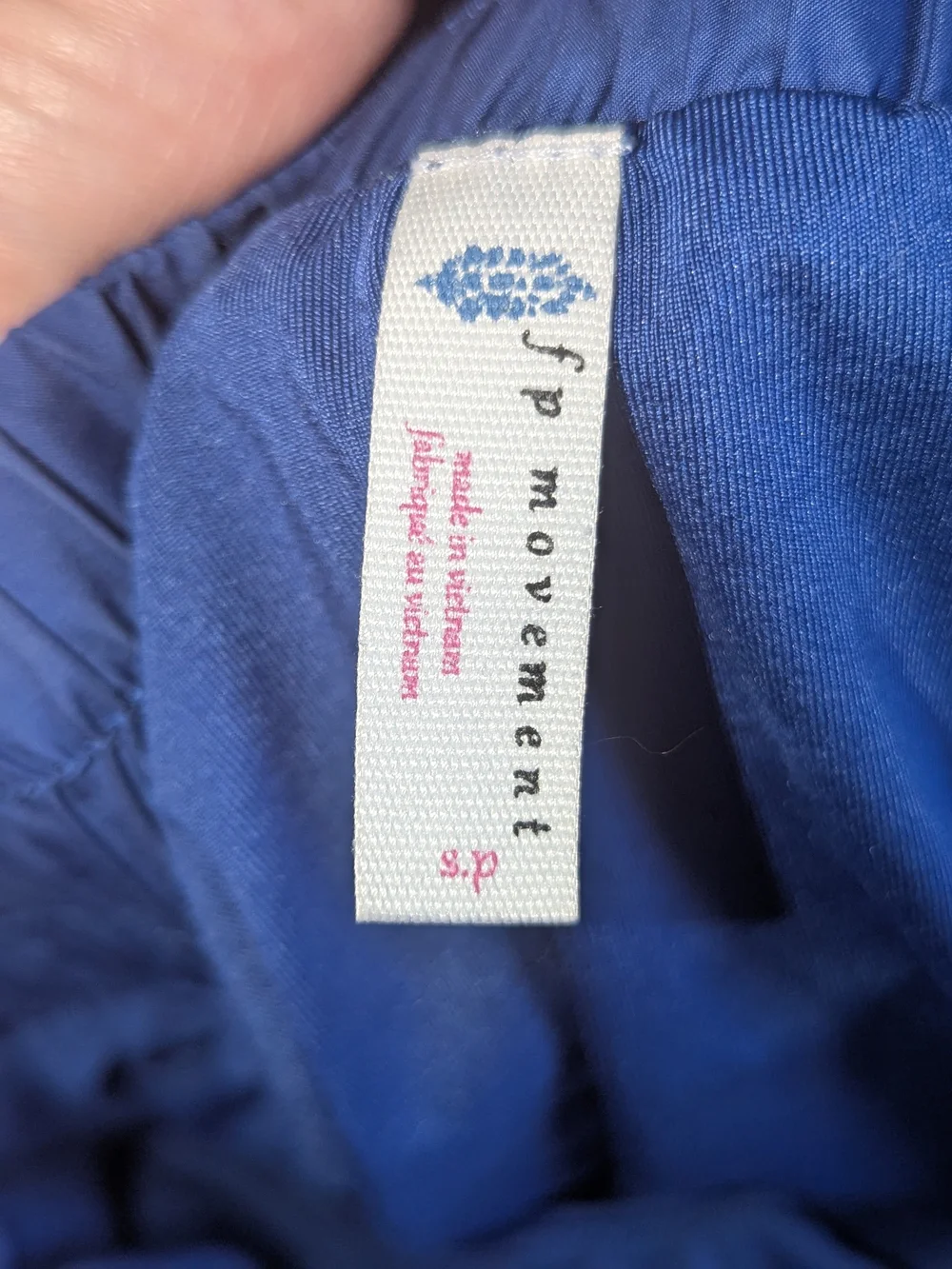 Free People Cobalt Blue Smocked Waist Circle Skort